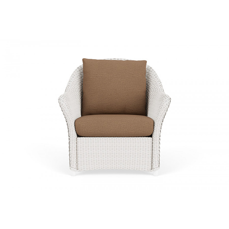 Lloyd Flanders™ Weekend Retreat Lounge Chair - White, Canvas Natural