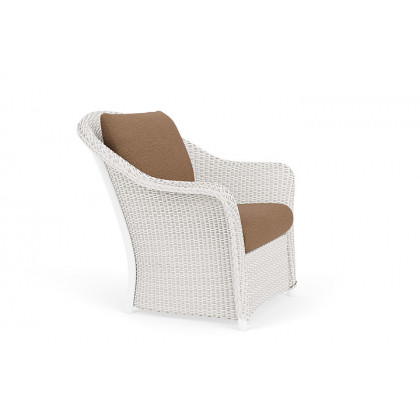 Lloyd Flanders™ Weekend Retreat Lounge Chair - White, Canvas Natural