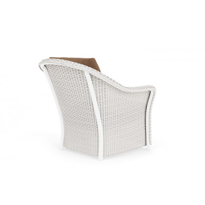Lloyd Flanders™ Weekend Retreat Lounge Chair - White, Canvas Natural