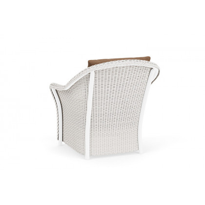 Lloyd Flanders™ Weekend Retreat Lounge Chair - White, Canvas Natural
