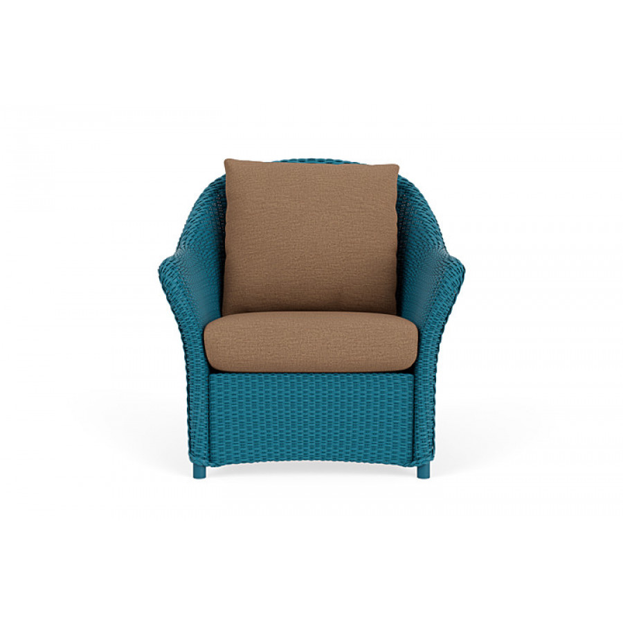 Lloyd Flanders™ Weekend Retreat Lounge Chair - Peacock, Canvas Natural