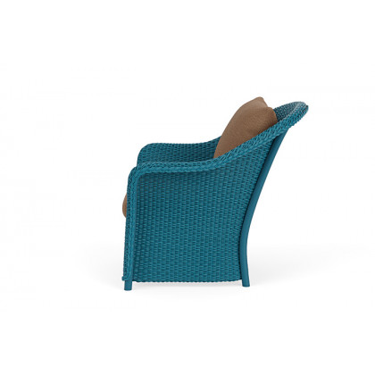 Lloyd Flanders™ Weekend Retreat Lounge Chair - Peacock, Canvas Natural
