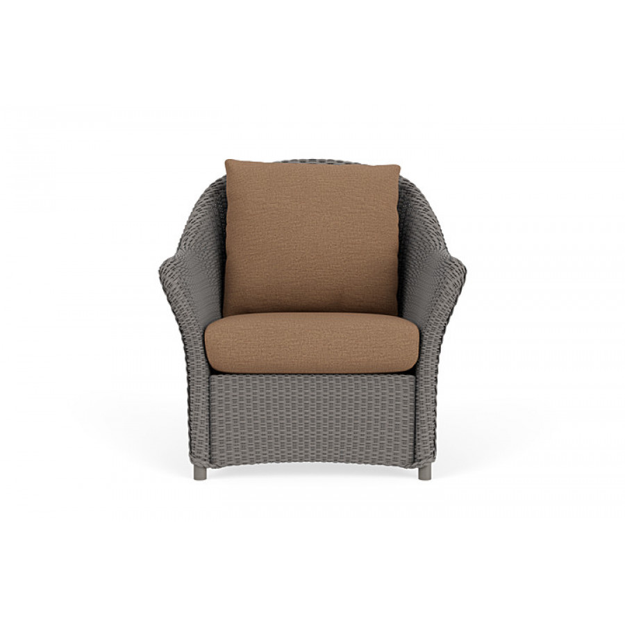 Lloyd Flanders™ Weekend Retreat Lounge Chair - Pewter, Canvas Natural