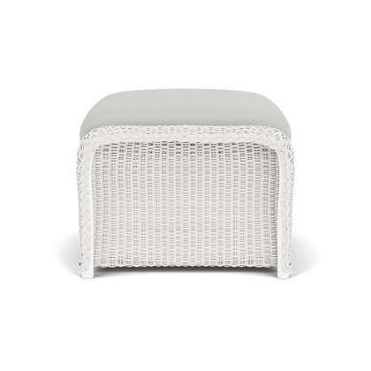 Lloyd Flanders™ Weekend Retreat Woven Ottoman - White, Loveboat Mint