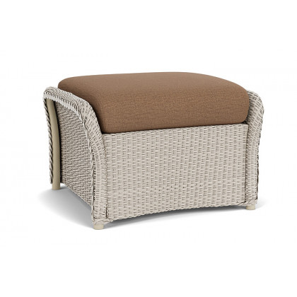 Lloyd Flanders™ Weekend Retreat Woven Ottoman - Linen, Canvas Natural