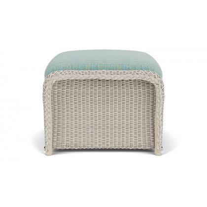 Lloyd Flanders™ Weekend Retreat Woven Ottoman - Linen, Unearth Dew