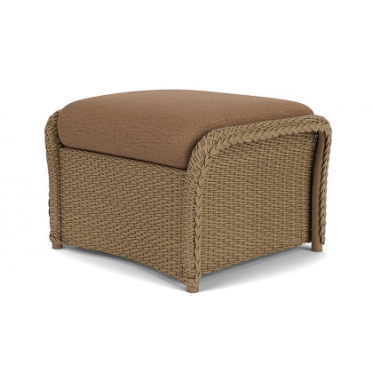 Lloyd Flanders™ Weekend Retreat Woven Ottoman - Fawn, Canvas Natural