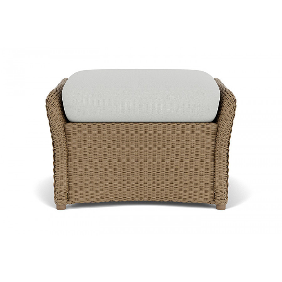 Lloyd Flanders™ Weekend Retreat Woven Ottoman - Fawn, Loveboat Mint