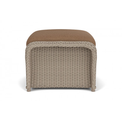 Lloyd Flanders™ Weekend Retreat Woven Ottoman - French Beige, Canvas Natural