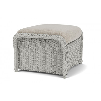 Lloyd Flanders™ Weekend Retreat Woven Ottoman - Platinum, Callen Celadon