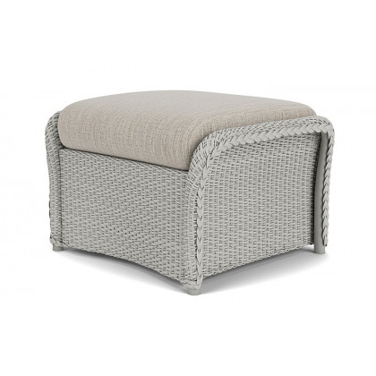 Lloyd Flanders™ Weekend Retreat Woven Ottoman - Platinum, Callen Celadon