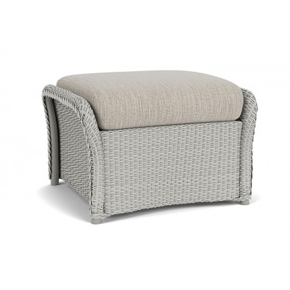 Lloyd Flanders™ Weekend Retreat Woven Ottoman - Platinum, Callen Celadon