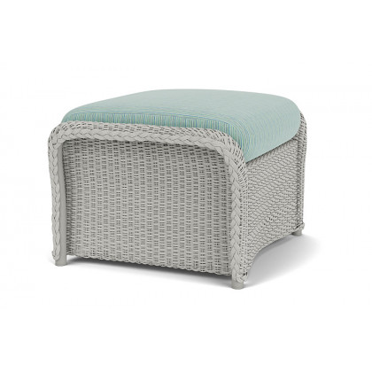 Lloyd Flanders™ Weekend Retreat Woven Ottoman - Platinum, Unearth Dew