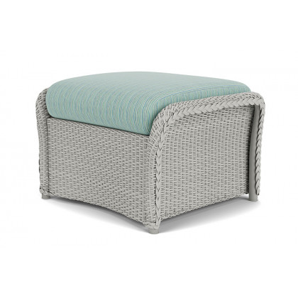 Lloyd Flanders™ Weekend Retreat Woven Ottoman - Platinum, Unearth Dew