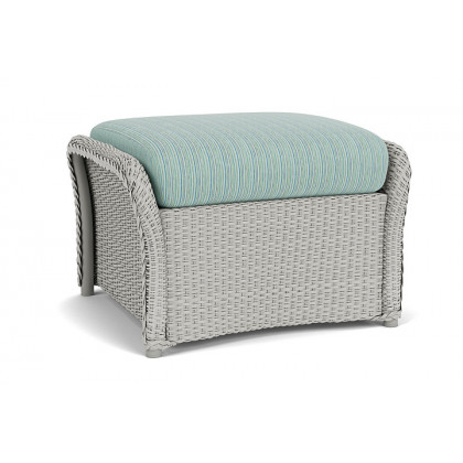 Lloyd Flanders™ Weekend Retreat Woven Ottoman - Platinum, Unearth Dew