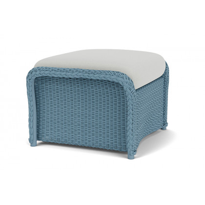 Lloyd Flanders™ Weekend Retreat Woven Ottoman - Stillwater, Loveboat Mint