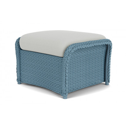 Lloyd Flanders™ Weekend Retreat Woven Ottoman - Stillwater, Loveboat Mint