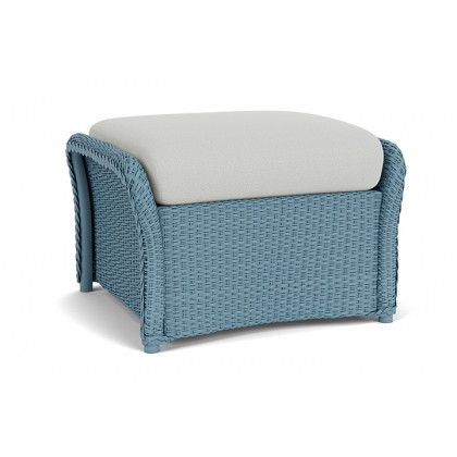 Lloyd Flanders™ Weekend Retreat Woven Ottoman - Stillwater, Loveboat Mint