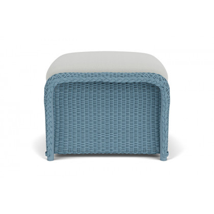 Lloyd Flanders™ Weekend Retreat Woven Ottoman - Stillwater, Loveboat Mint