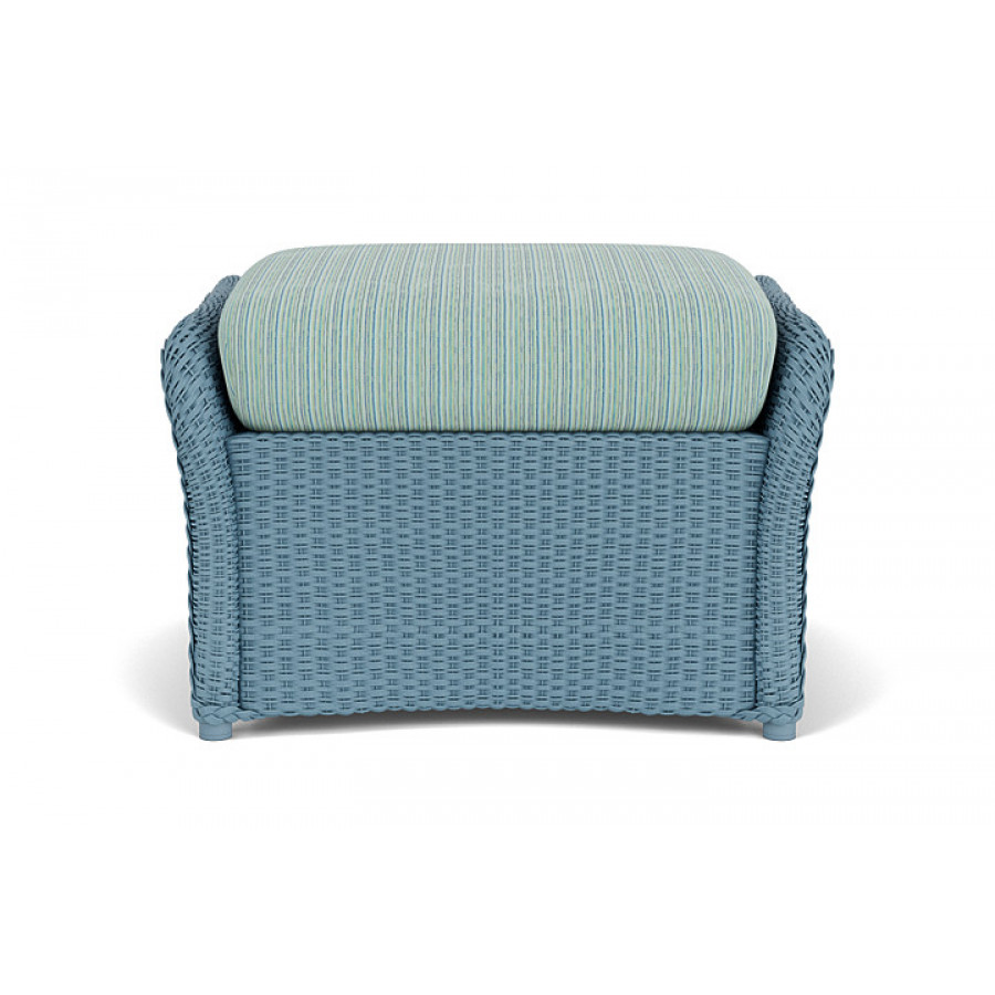 Lloyd Flanders™ Weekend Retreat Woven Ottoman - Stillwater, Unearth Dew