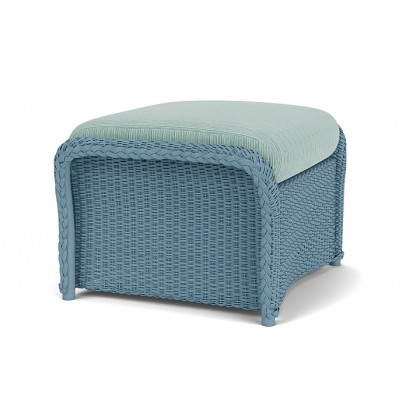 Lloyd Flanders™ Weekend Retreat Woven Ottoman - Stillwater, Unearth Dew