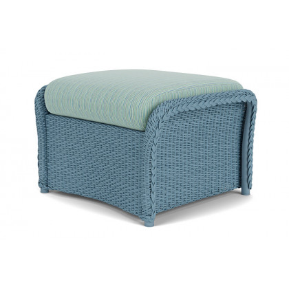 Lloyd Flanders™ Weekend Retreat Woven Ottoman - Stillwater, Unearth Dew