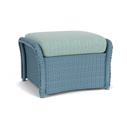 Lloyd Flanders™ Weekend Retreat Woven Ottoman - Stillwater, Unearth Dew