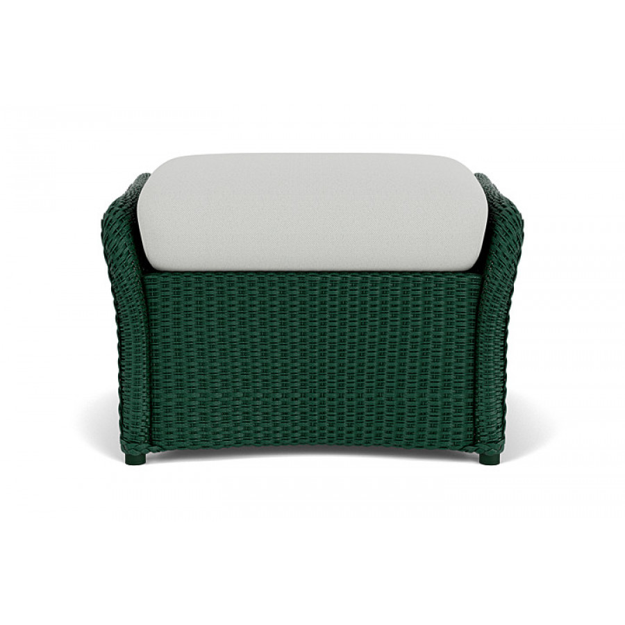 Lloyd Flanders™ Weekend Retreat Woven Ottoman - Woodland, Loveboat Mint
