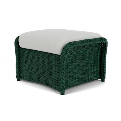 Lloyd Flanders™ Weekend Retreat Woven Ottoman - Woodland, Loveboat Mint