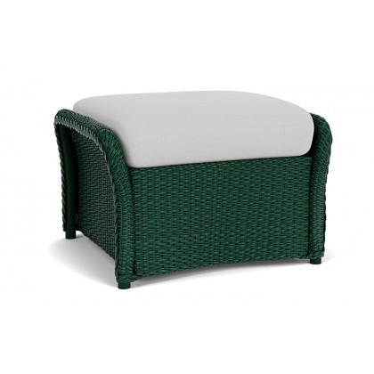 Lloyd Flanders™ Weekend Retreat Woven Ottoman - Woodland, Loveboat Mint