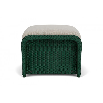 Lloyd Flanders™ Weekend Retreat Woven Ottoman - Woodland, Callen Celadon