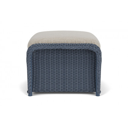 Lloyd Flanders™ Weekend Retreat Woven Ottoman - Denim Blue, Callen Celadon