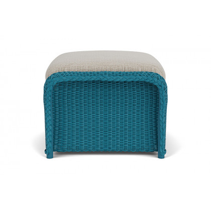 Lloyd Flanders™ Weekend Retreat Woven Ottoman - Peacock, Callen Celadon