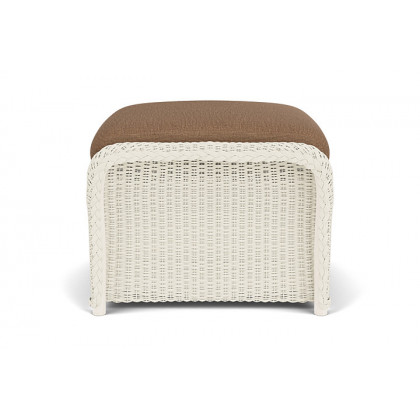 Lloyd Flanders™ Weekend Retreat Woven Ottoman - Ivory, Canvas Natural