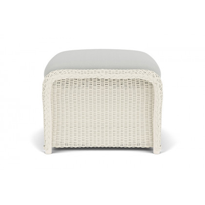 Lloyd Flanders™ Weekend Retreat Woven Ottoman - Ivory, Loveboat Mint
