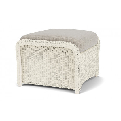 Lloyd Flanders™ Weekend Retreat Woven Ottoman - Ivory, Callen Celadon