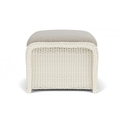 Lloyd Flanders™ Weekend Retreat Woven Ottoman - Ivory, Callen Celadon