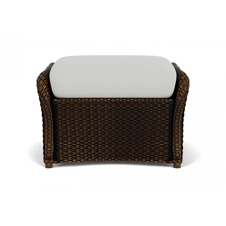 Lloyd Flanders™ Weekend Retreat Woven Ottoman - Mink, Loveboat Mint