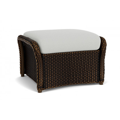 Lloyd Flanders™ Weekend Retreat Woven Ottoman - Mink, Loveboat Mint