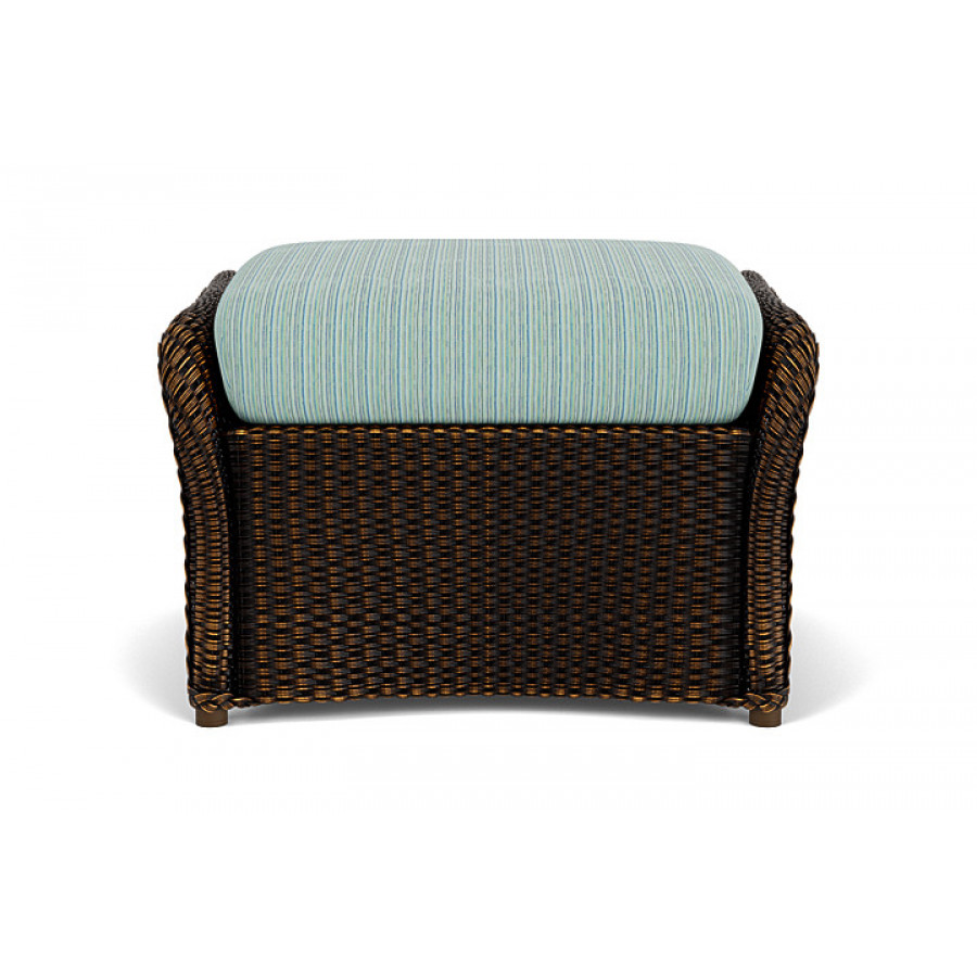 Lloyd Flanders™ Weekend Retreat Woven Ottoman - Mink, Unearth Dew