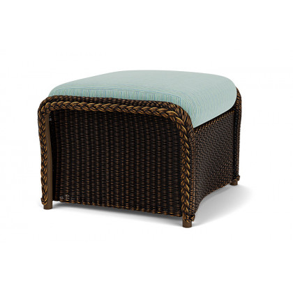 Lloyd Flanders™ Weekend Retreat Woven Ottoman - Mink, Unearth Dew