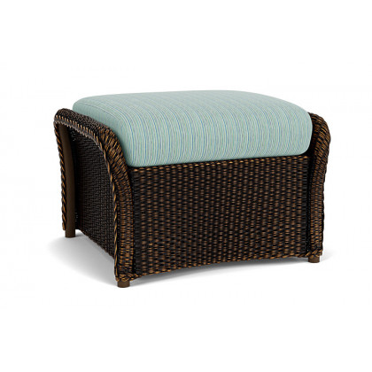 Lloyd Flanders™ Weekend Retreat Woven Ottoman - Mink, Unearth Dew