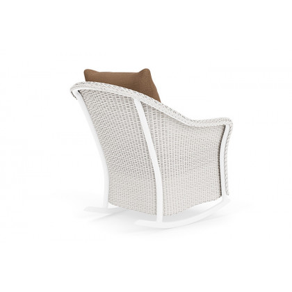 Lloyd Flanders™ Weekend Retreat Lounge Rocker - White, Canvas Natural