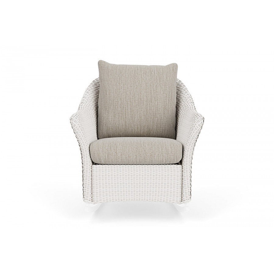 Lloyd Flanders™ Weekend Retreat Lounge Rocker - White, Callen Celadon