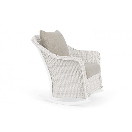 Lloyd Flanders™ Weekend Retreat Lounge Rocker - White, Callen Celadon
