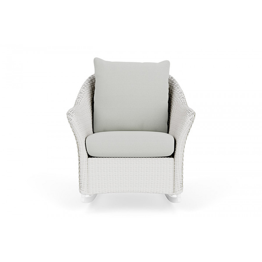 Lloyd Flanders™ Weekend Retreat Lounge Rocker - Matte White, Loveboat Mint
