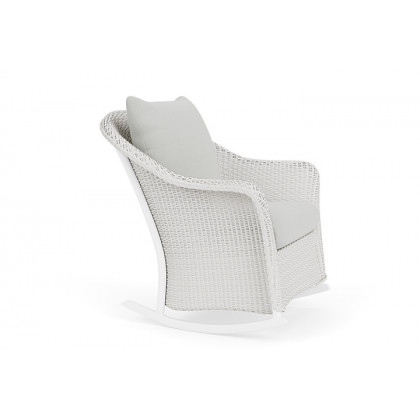 Lloyd Flanders™ Weekend Retreat Lounge Rocker - Matte White, Loveboat Mint
