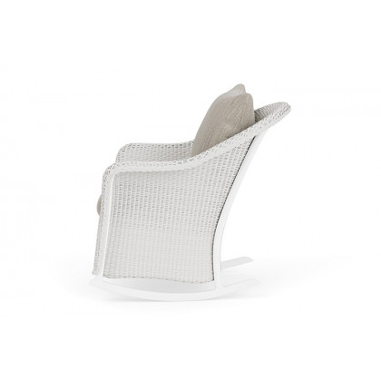 Lloyd Flanders™ Weekend Retreat Lounge Rocker - Matte White, Callen Celadon