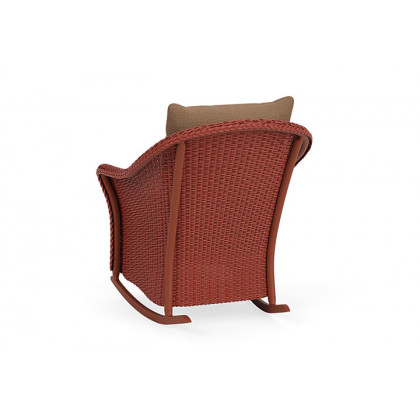 Lloyd Flanders™ Weekend Retreat Lounge Rocker - Terracotta, Canvas Natural