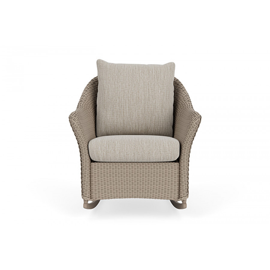 Lloyd Flanders™ Weekend Retreat Lounge Rocker - French Beige, Callen Celadon